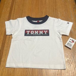 Tommy Hilfiger white tee 6-12 months NWT